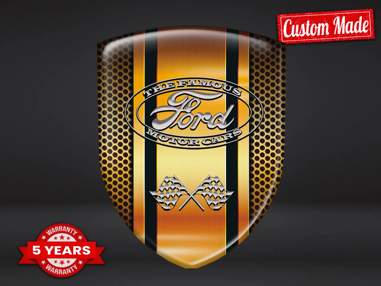 Ford Stoßsticker Sportlich Racing Stern Auto